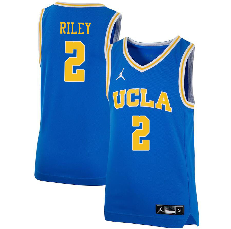 Jordan Brand Men #2 Cody Riley UCLA Bruins College Jerseys Sale-Blue